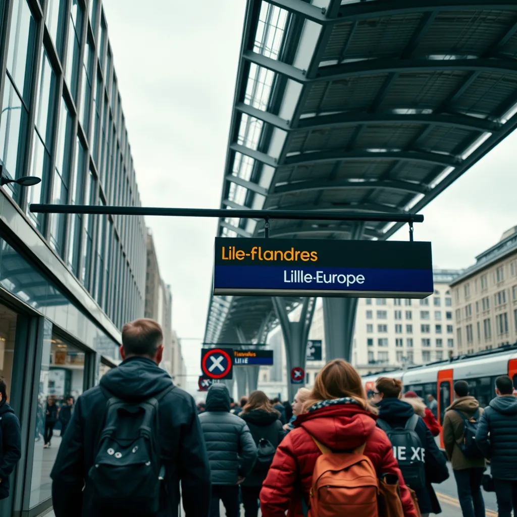 Lille Flandres Lille Europe : accès 2026 et trajets